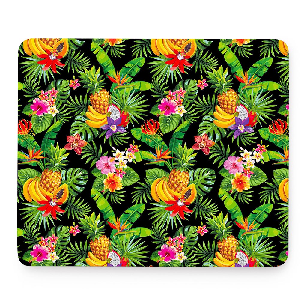 Tropical Hawaiian Fruits Pattern Print Mouse Pad