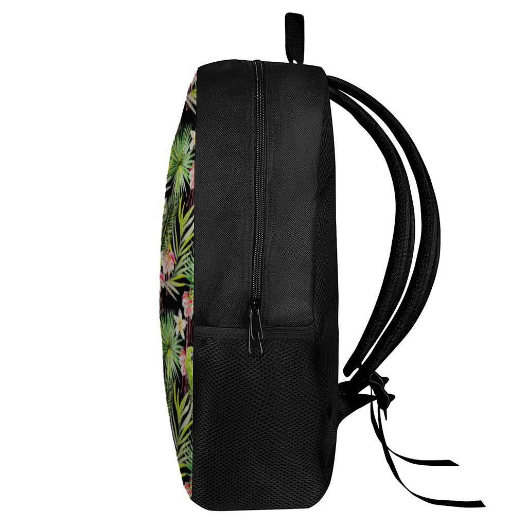 Tropical Hawaiian Parrot Pattern Print 17 Inch Backpack