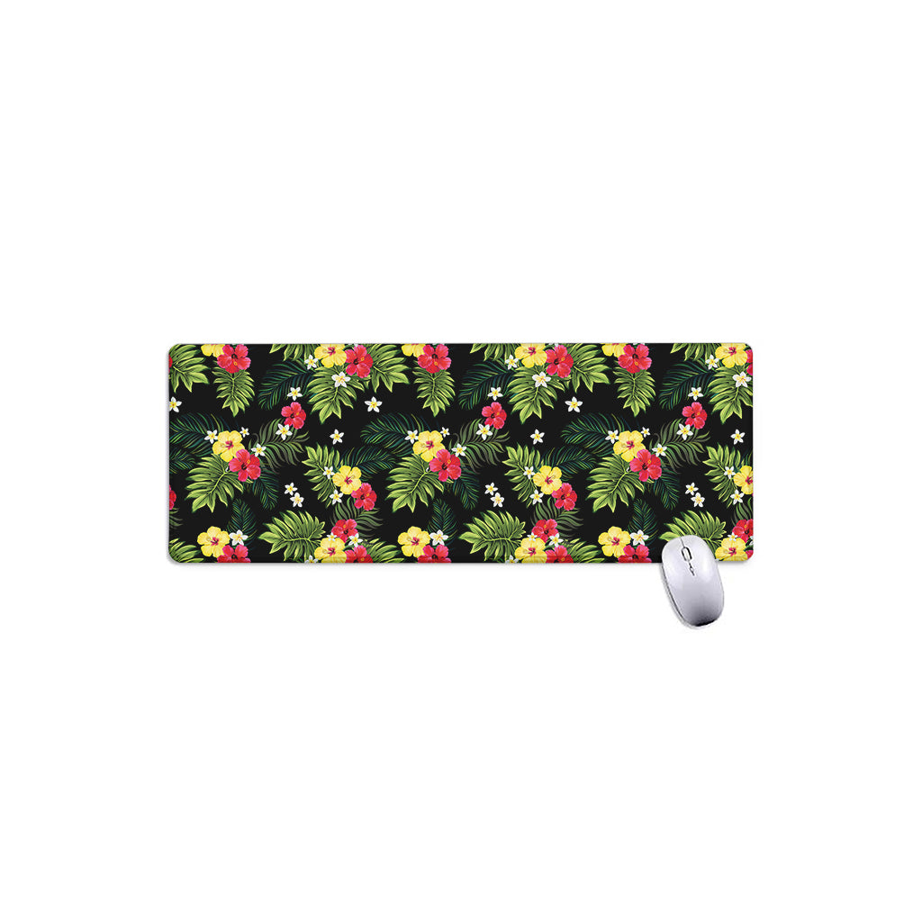 Tropical Hibiscus Aloha Pattern Print Extended Mouse Pad