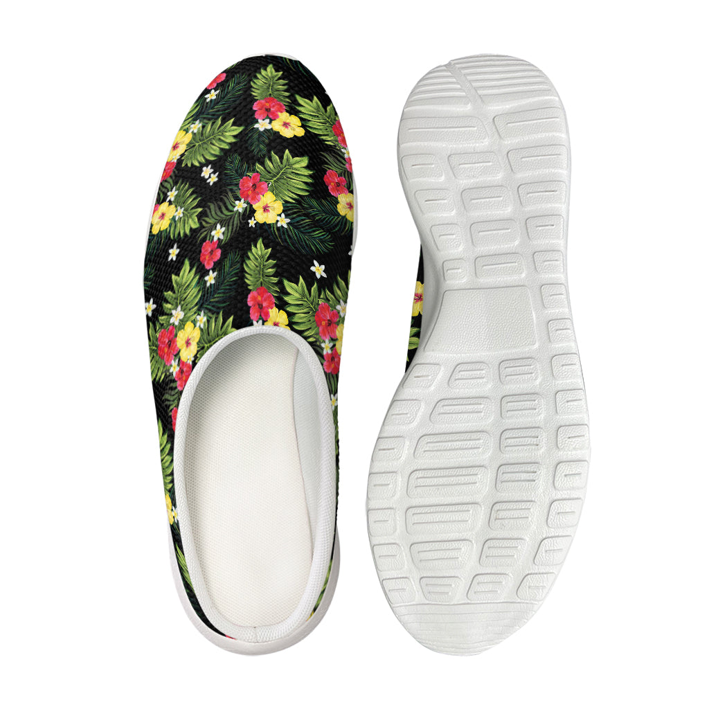 Tropical Hibiscus Aloha Pattern Print Mesh Casual Shoes