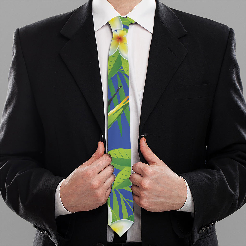 Tropical Keel-Billed Toucan Print Necktie