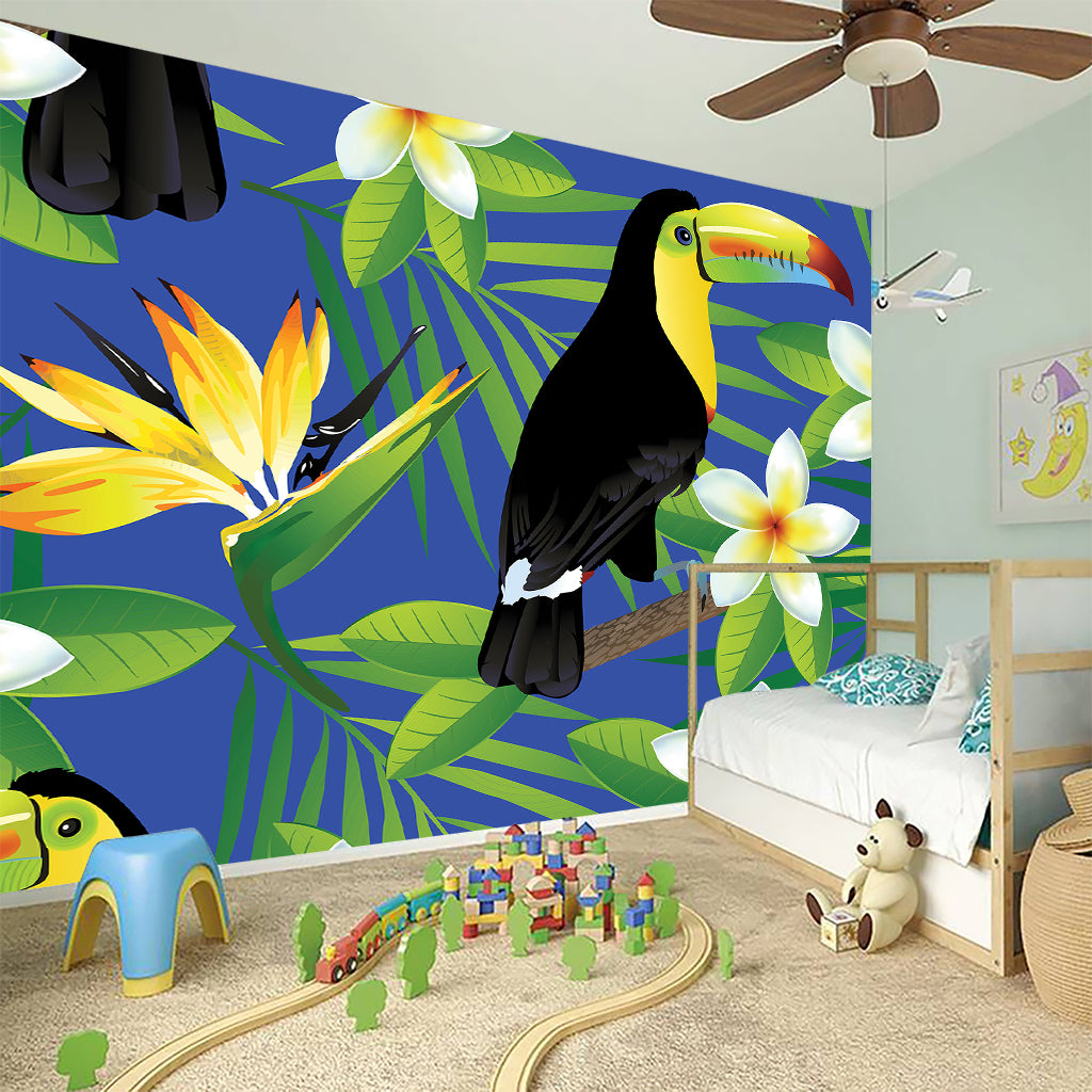 Tropical Keel-Billed Toucan Print Wall Sticker