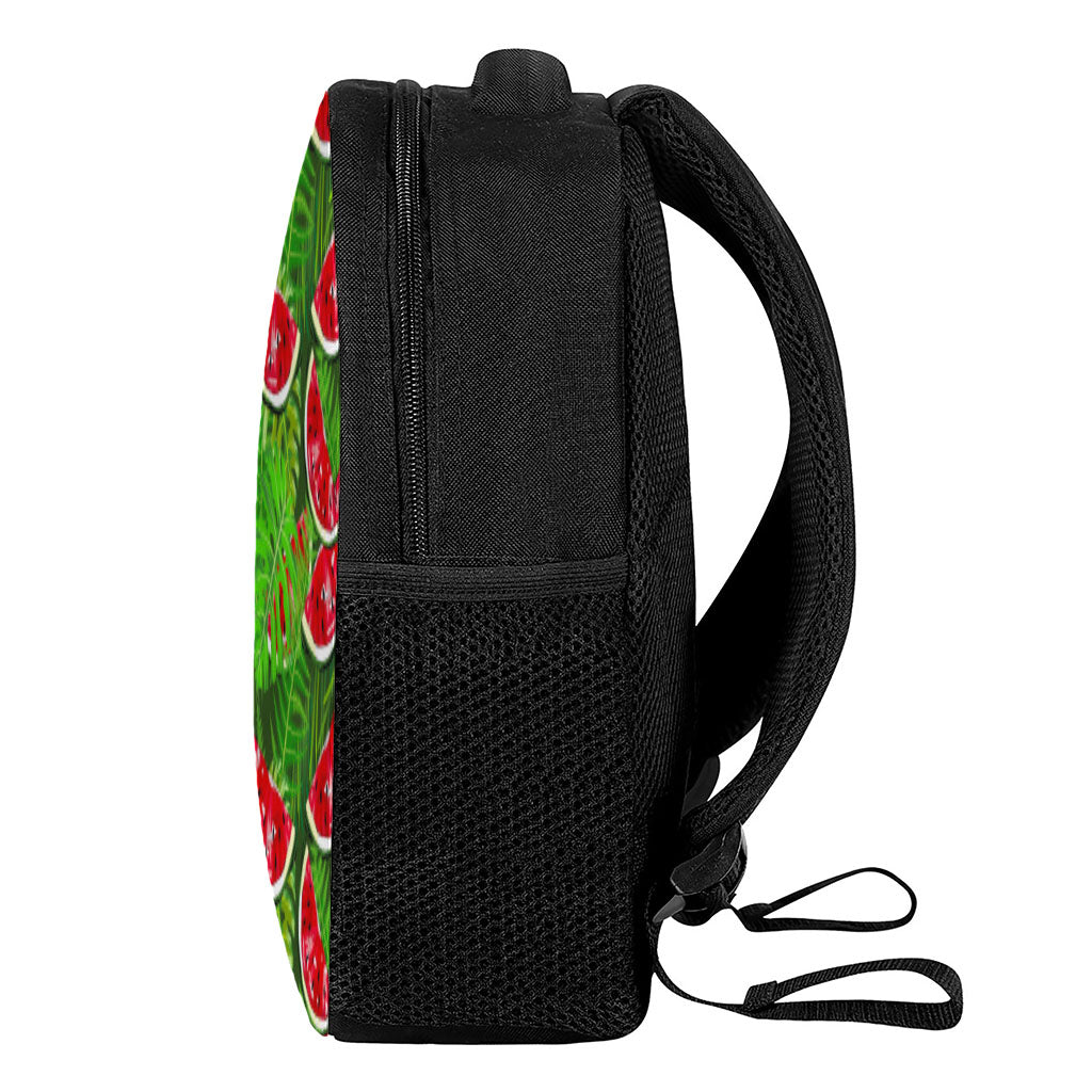 Tropical Leaf Watermelon Pattern Print Casual Backpack