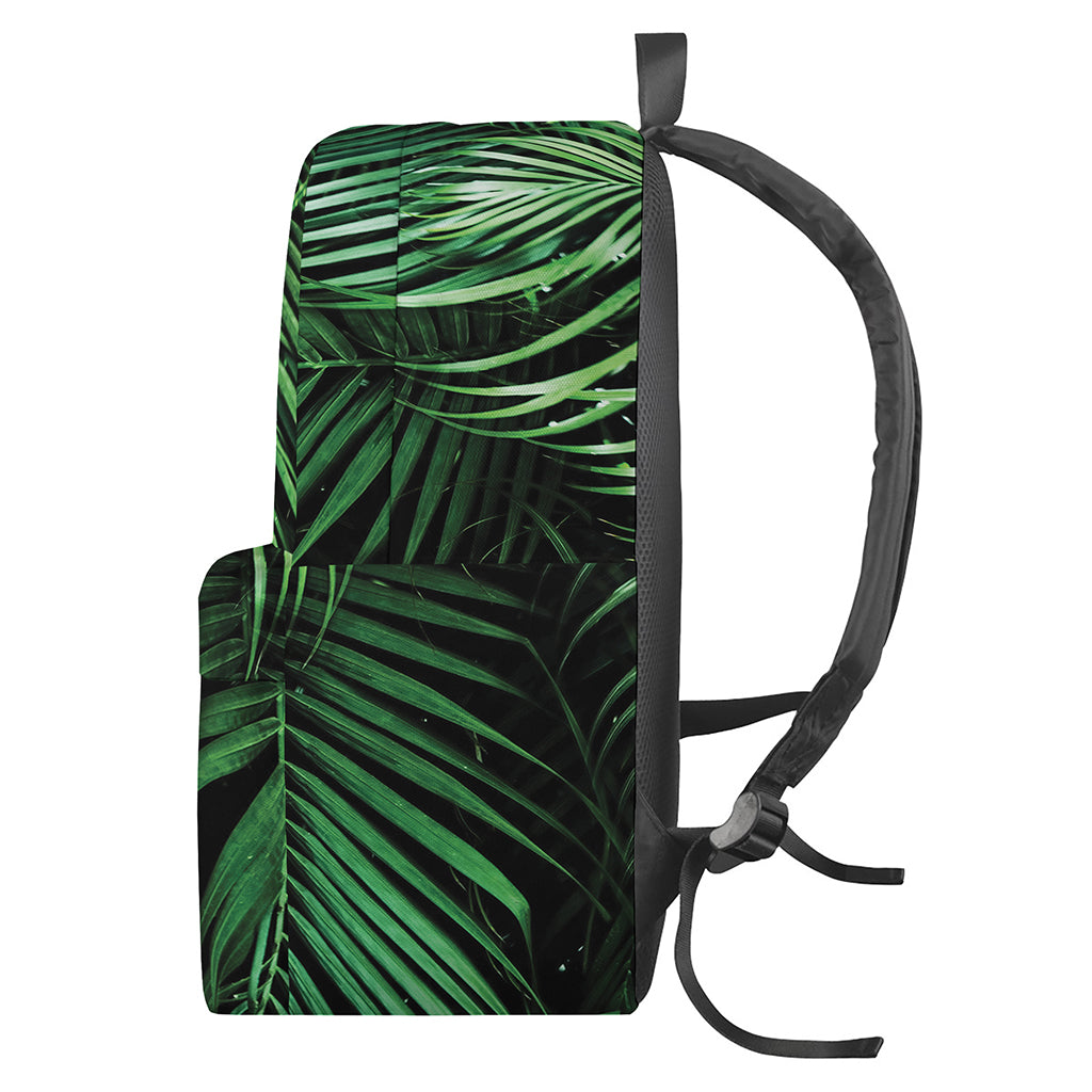 Tropical Palm Leaf Print Backpack