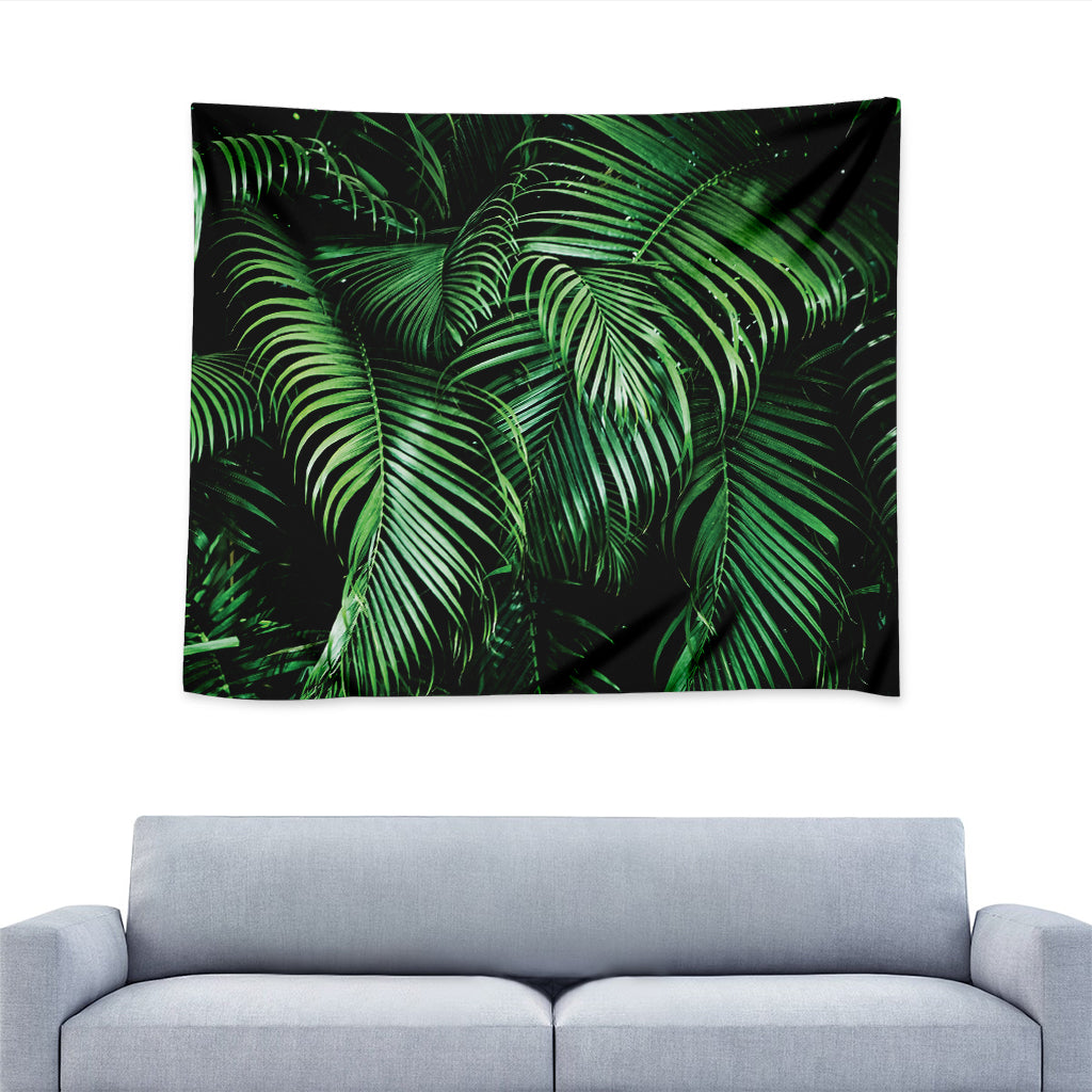 Tropical Palm Leaf Print Tapestry