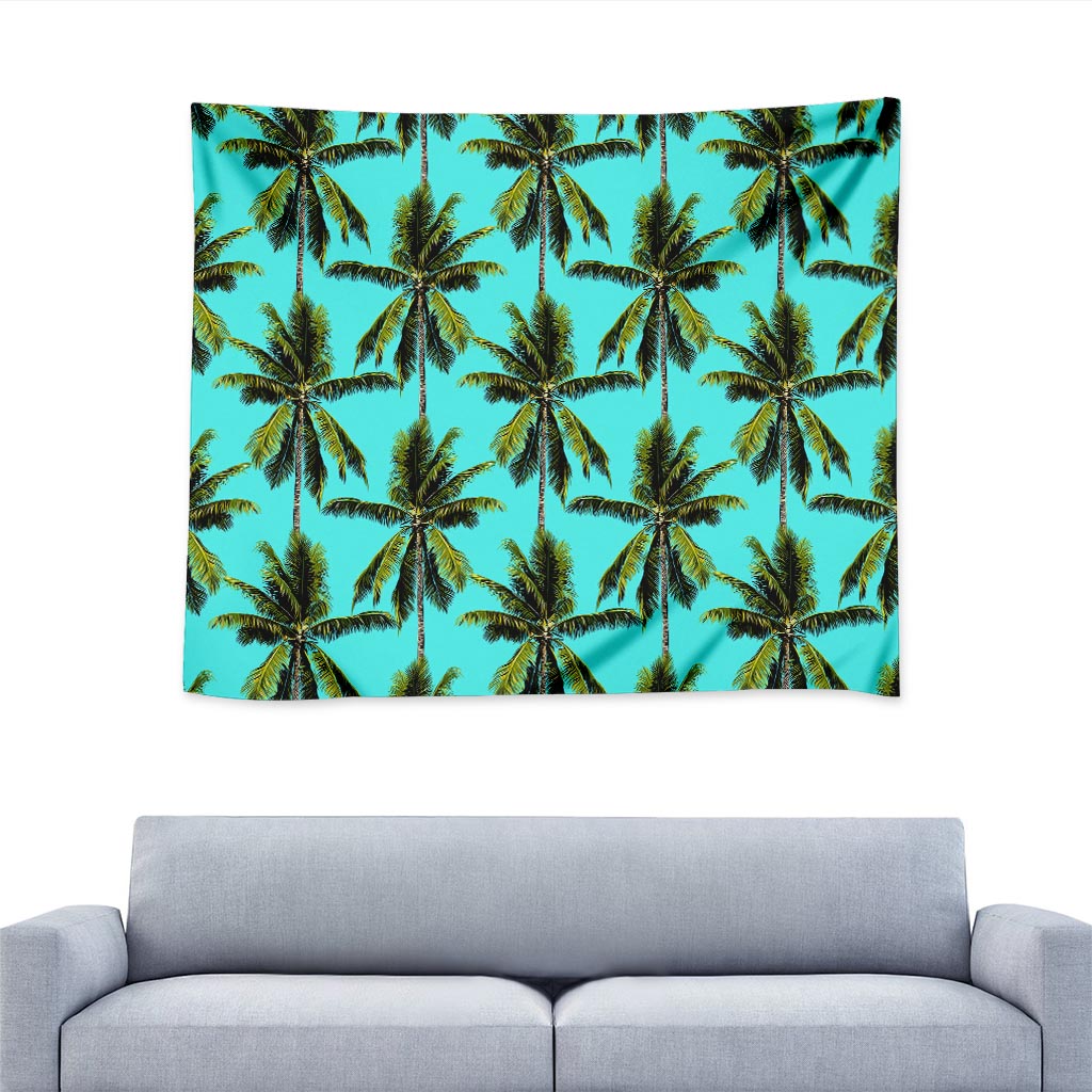 Tropical Palm Tree Pattern Print Tapestry