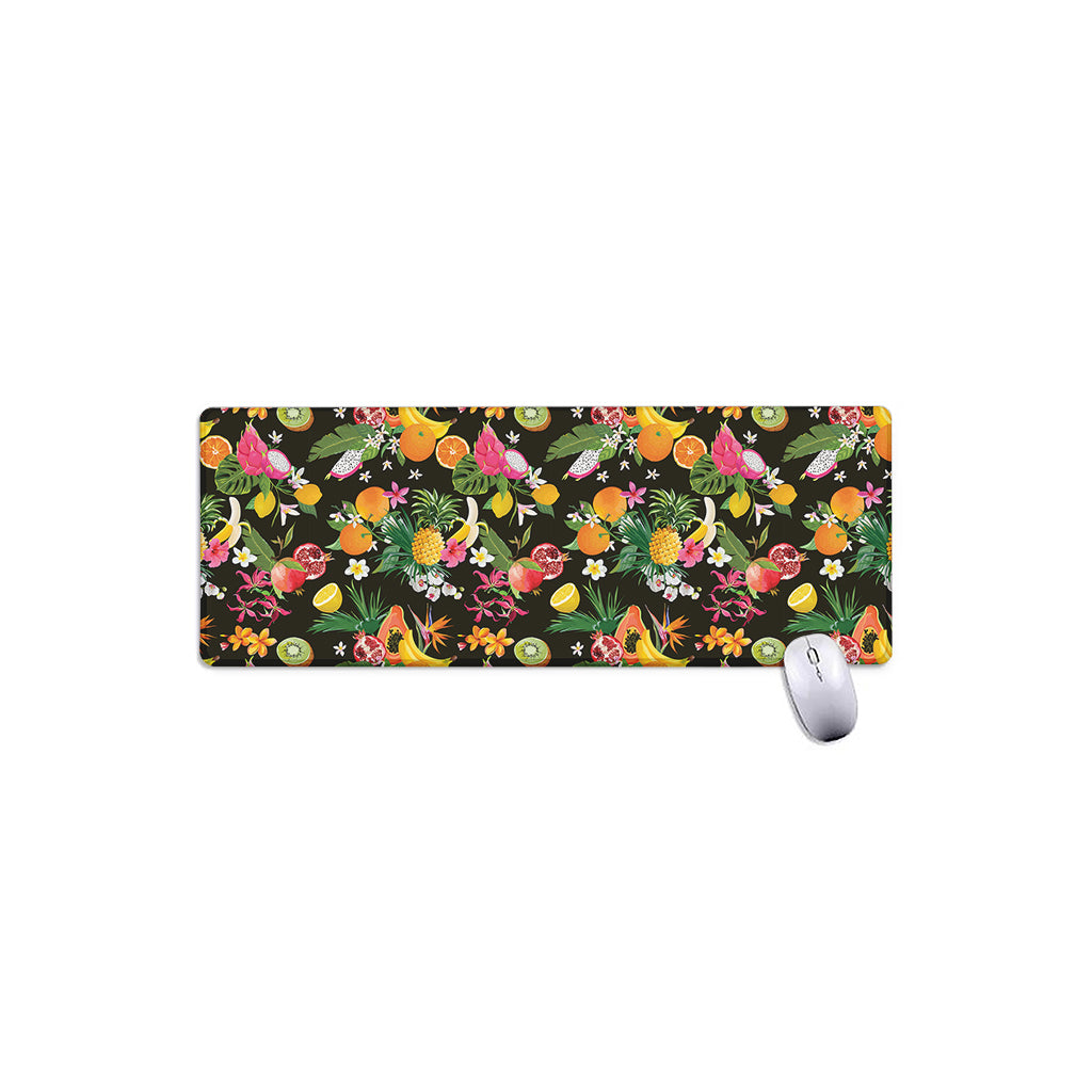 Tropical Paradise Fruits Pattern Print Extended Mouse Pad