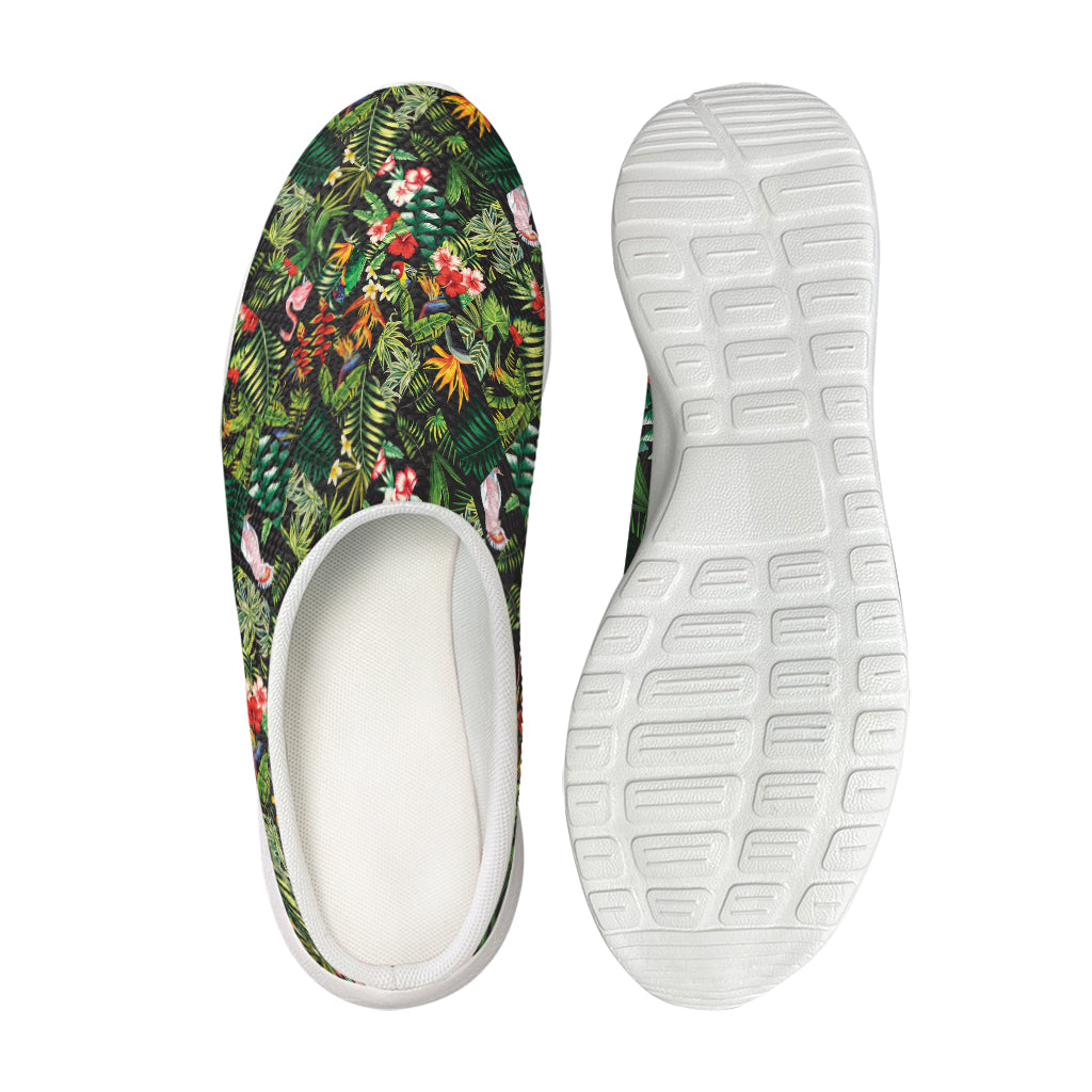 Tropical Patchwork Pattern Print Mesh Casual Shoes