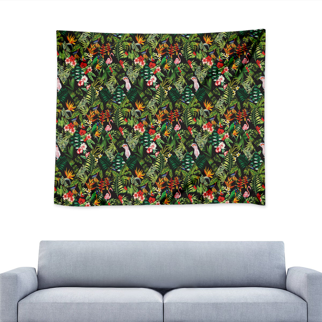 Tropical Patchwork Pattern Print Tapestry