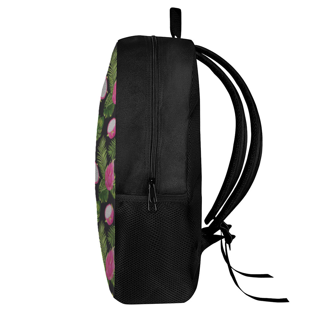 Tropical Pitaya Pattern Print 17 Inch Backpack