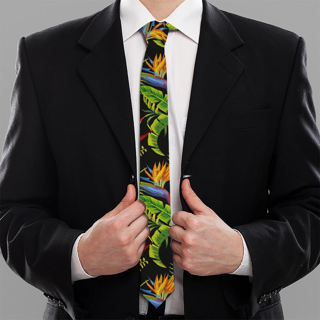 Tropical Summer Pattern Print Necktie