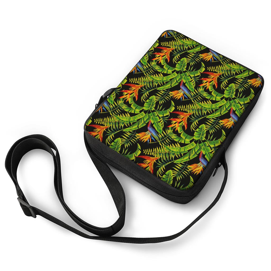 Tropical Summer Pattern Print Rectangular Crossbody Bag