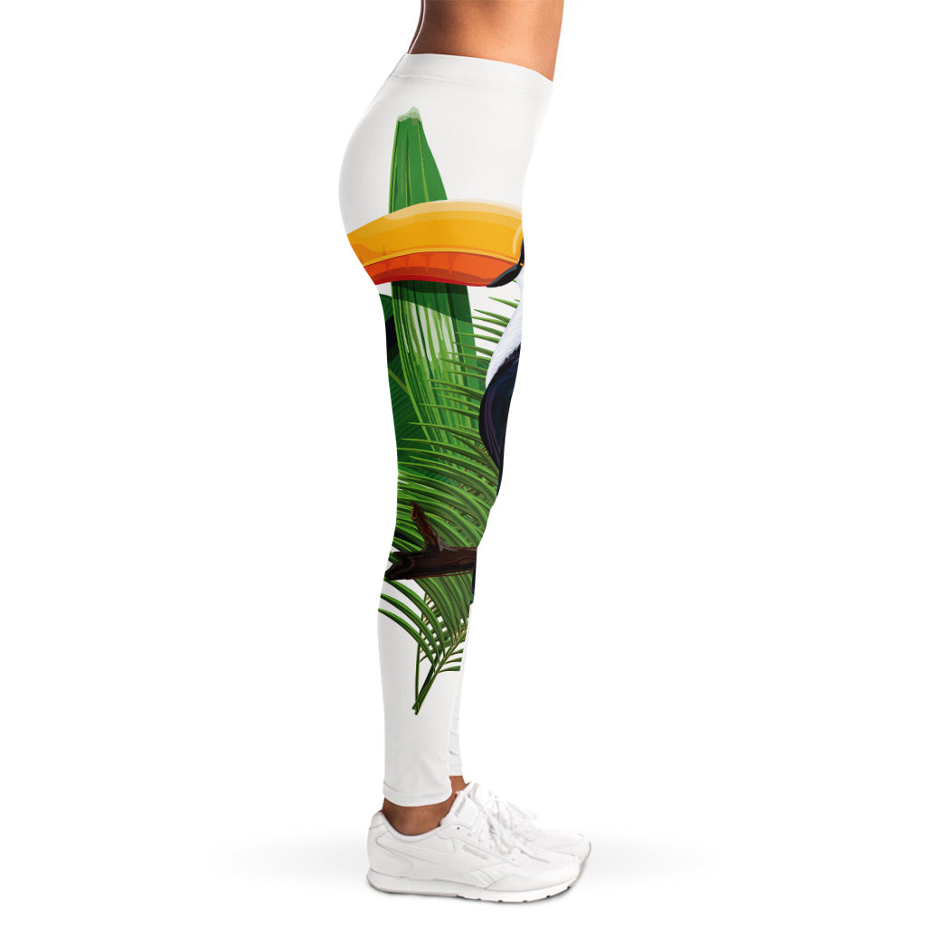 Tropical Toco Toucan Print Women's Leggings