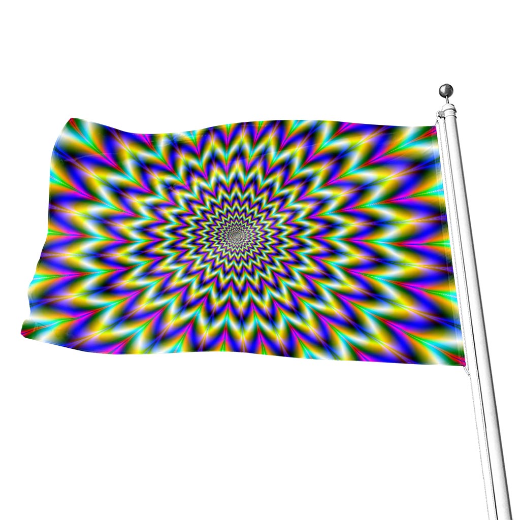 Twinkle Psychedelic Optical Illusion Flag