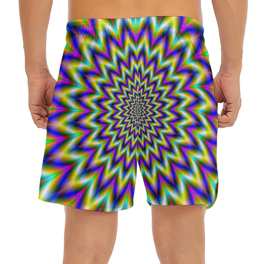 Psychedelic Blue Optical illusion Men's Joggers