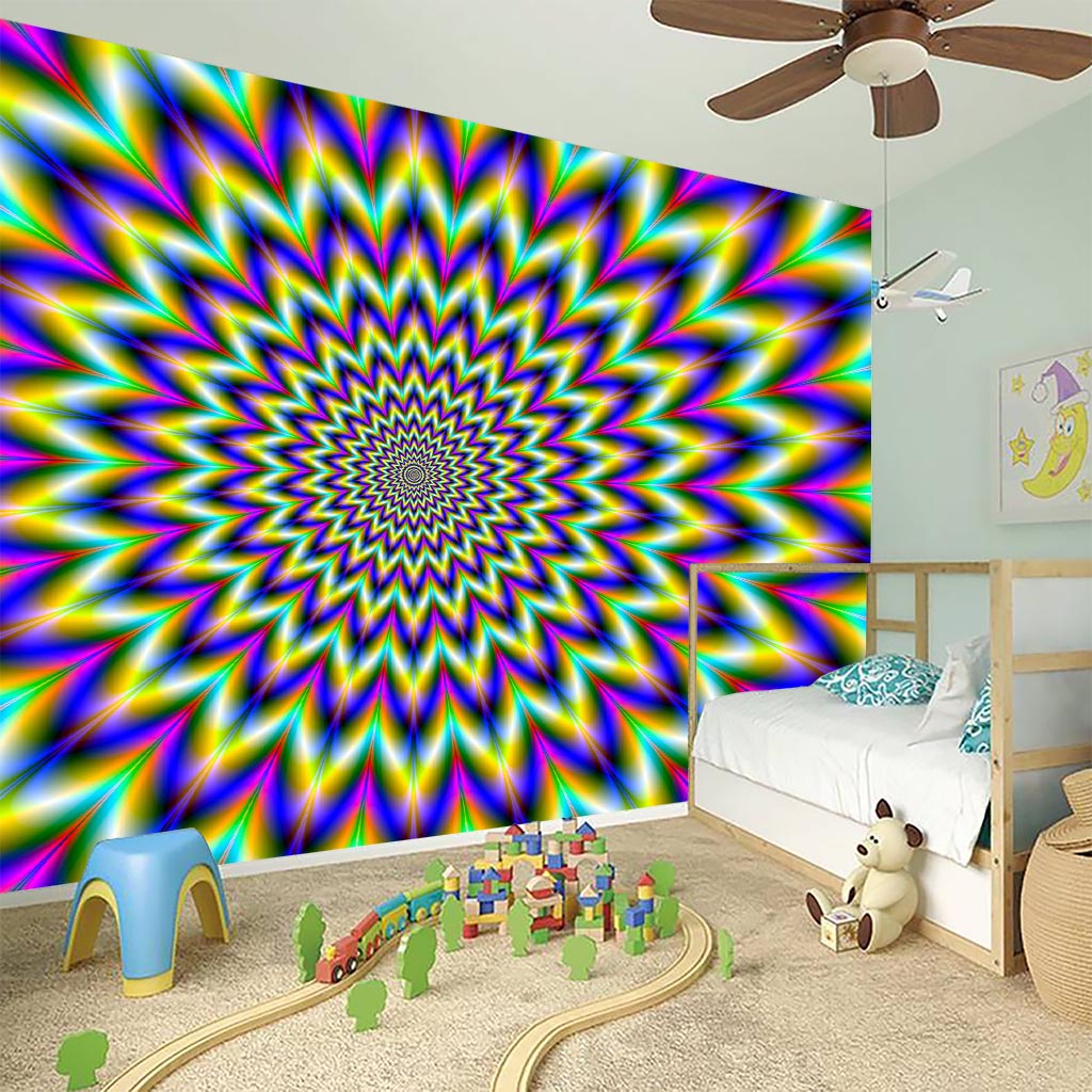 Twinkle Psychedelic Optical Illusion Wall Sticker