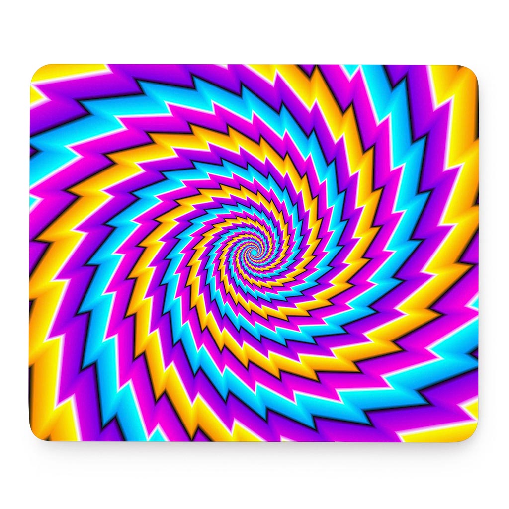 Twisted Spiral Moving Optical Illusion Mouse Pad