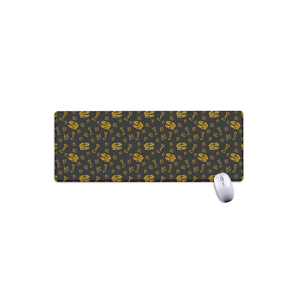 Tyrannosaurus Dino Fossil Pattern Print Extended Mouse Pad
