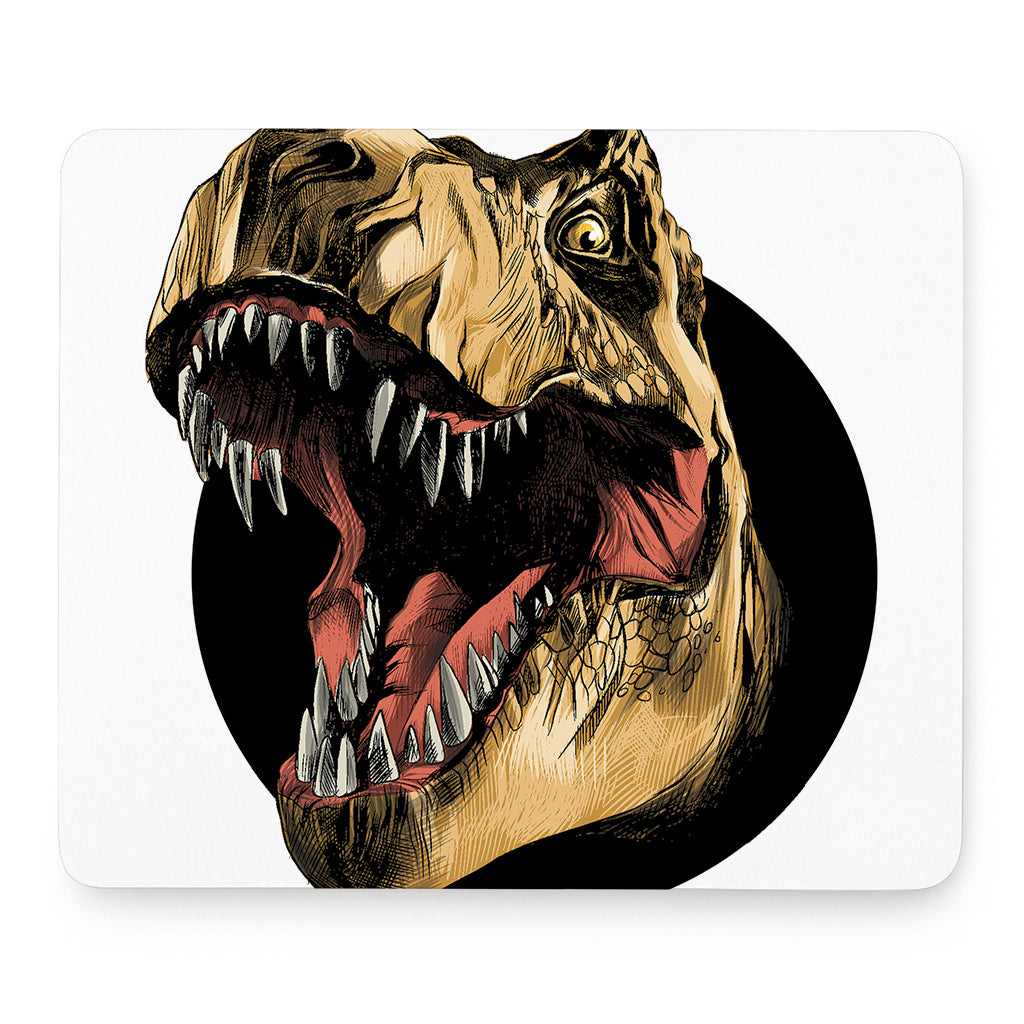 Tyrannosaurus Rex Head Print Mouse Pad