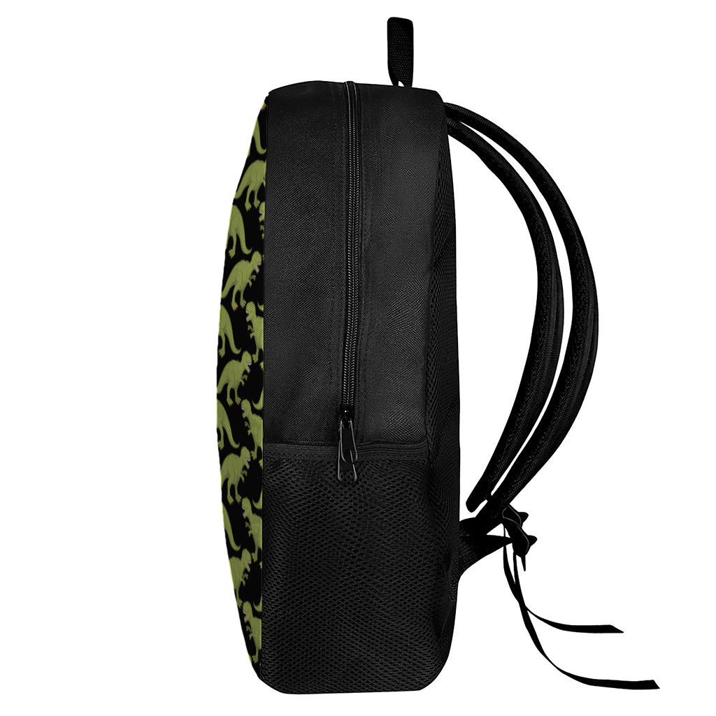Tyrannosaurus Rex Pattern Print 17 Inch Backpack
