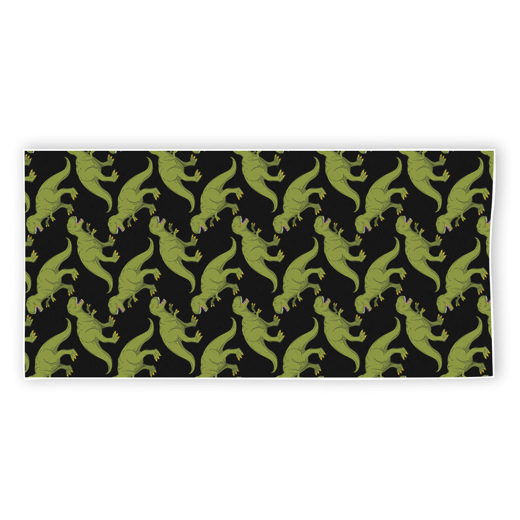 Tyrannosaurus Rex Pattern Print Beach Towel