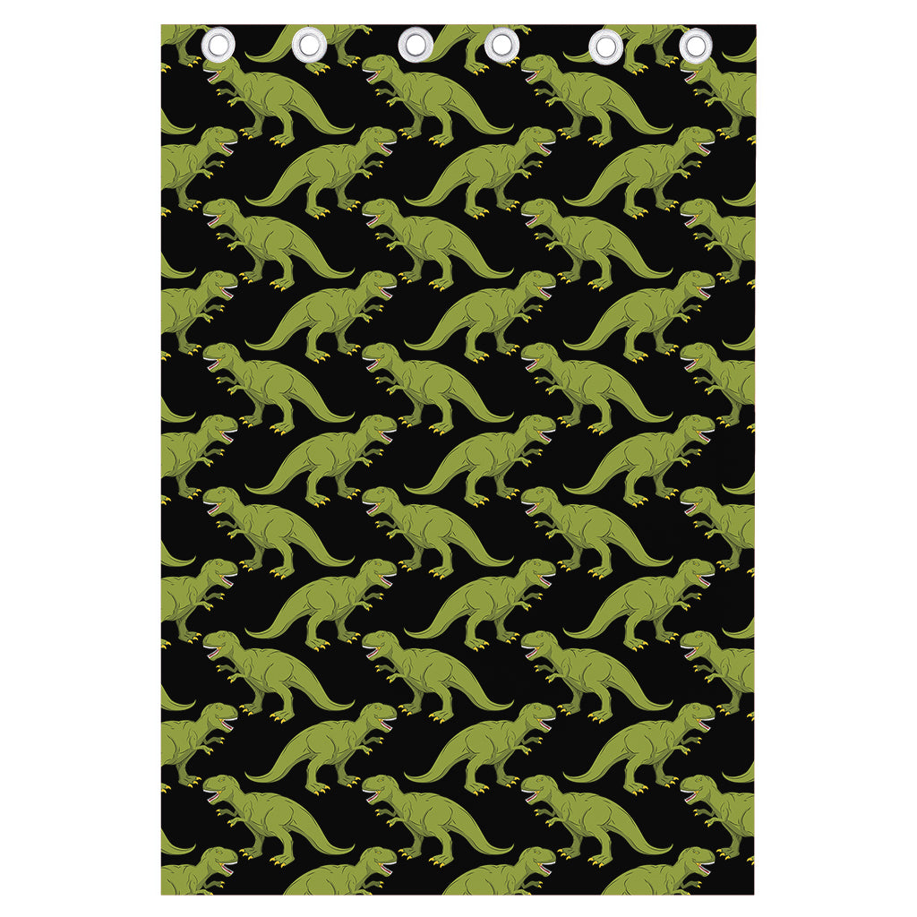 Tyrannosaurus Rex Pattern Print Curtain