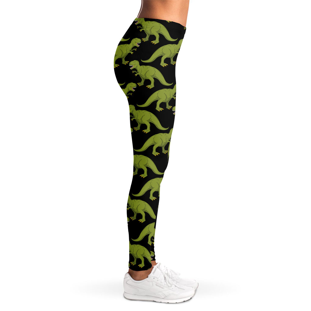 Tyrannosaurus Rex Pattern Print Women's Leggings