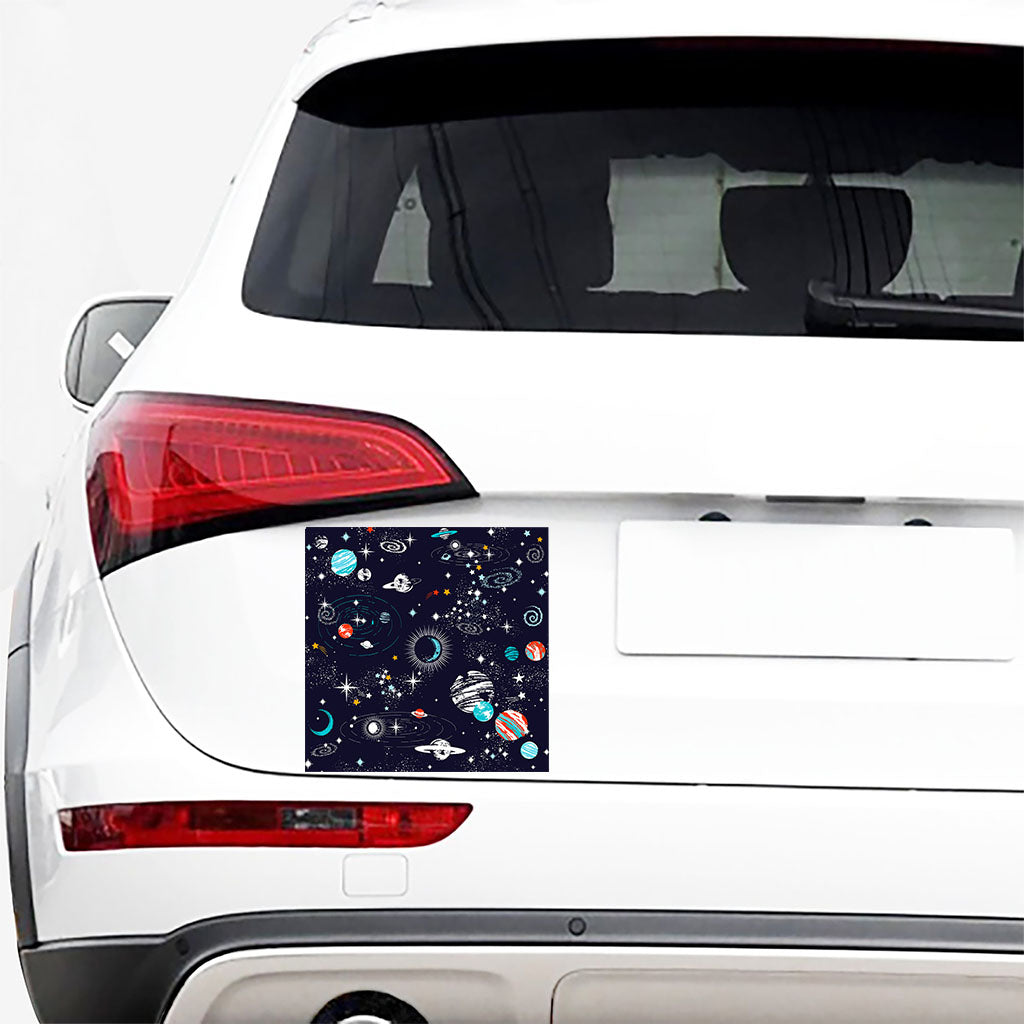 Universe Galaxy Outer Space Print Car Sticker