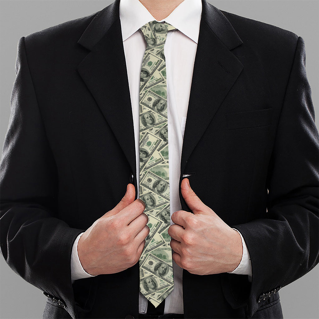 US Dollar Print Necktie