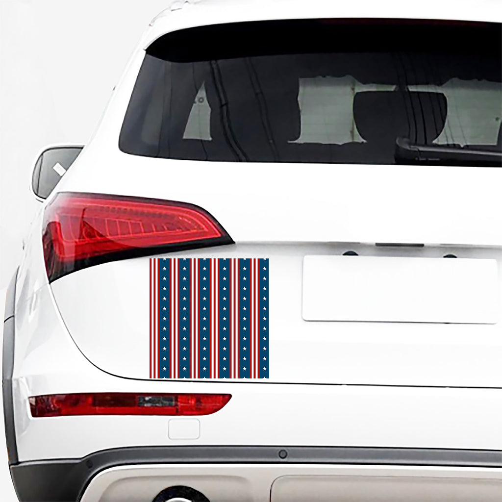 USA Independence Day Pattern Print Car Sticker