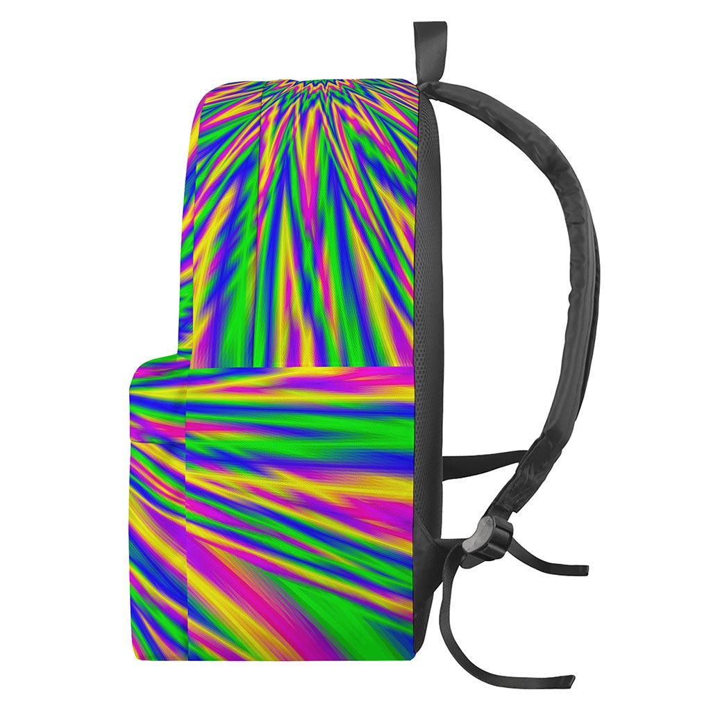 Vibrant Psychedelic Optical Illusion Backpack