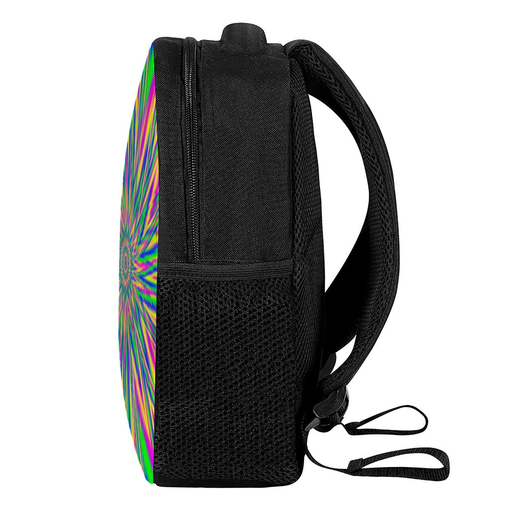 Vibrant Psychedelic Optical Illusion Casual Backpack