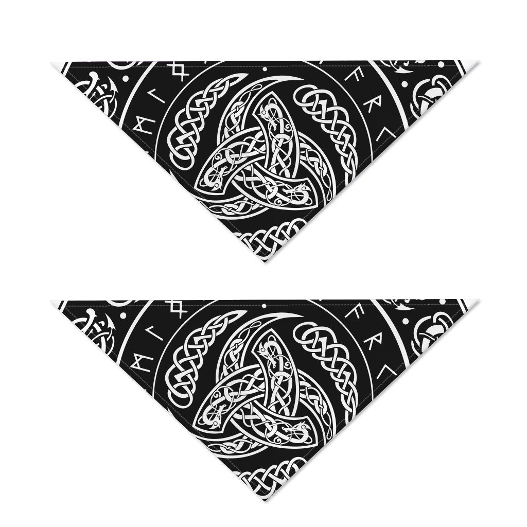 Viking Triple Horn Of Odin Print Dog Bandana