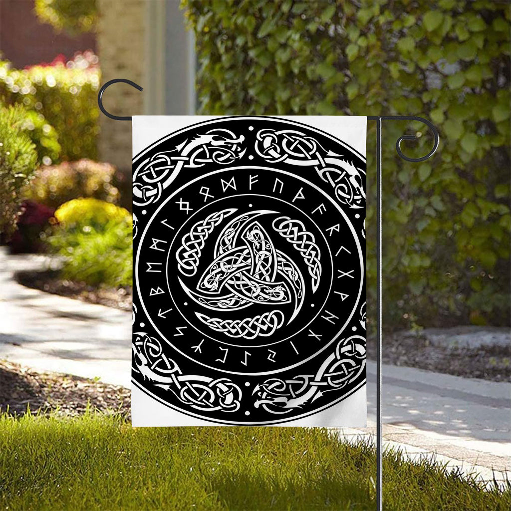 Viking Triple Horn Of Odin Print House Flag