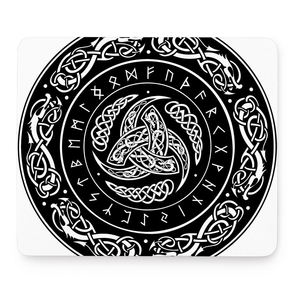 Viking Triple Horn Of Odin Print Mouse Pad