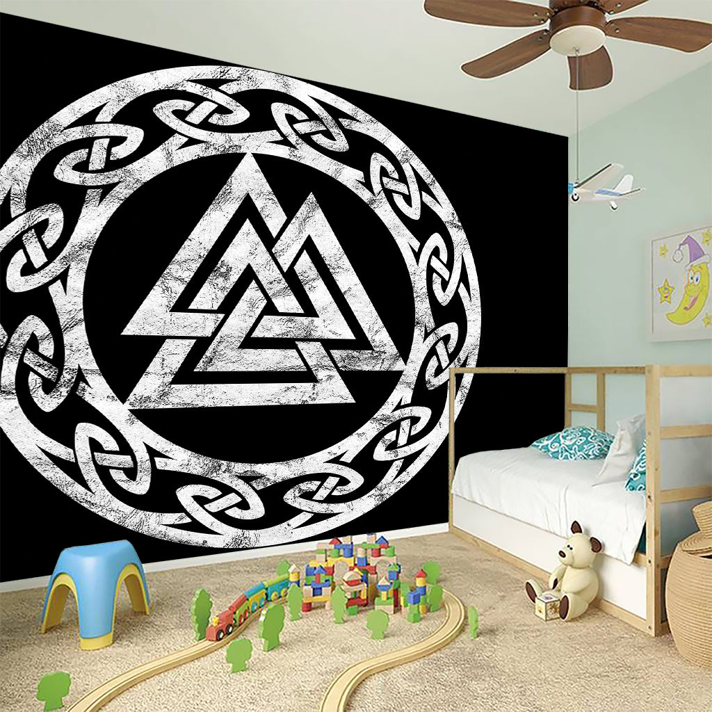 Viking Valhalla Symbol Print Wall Sticker