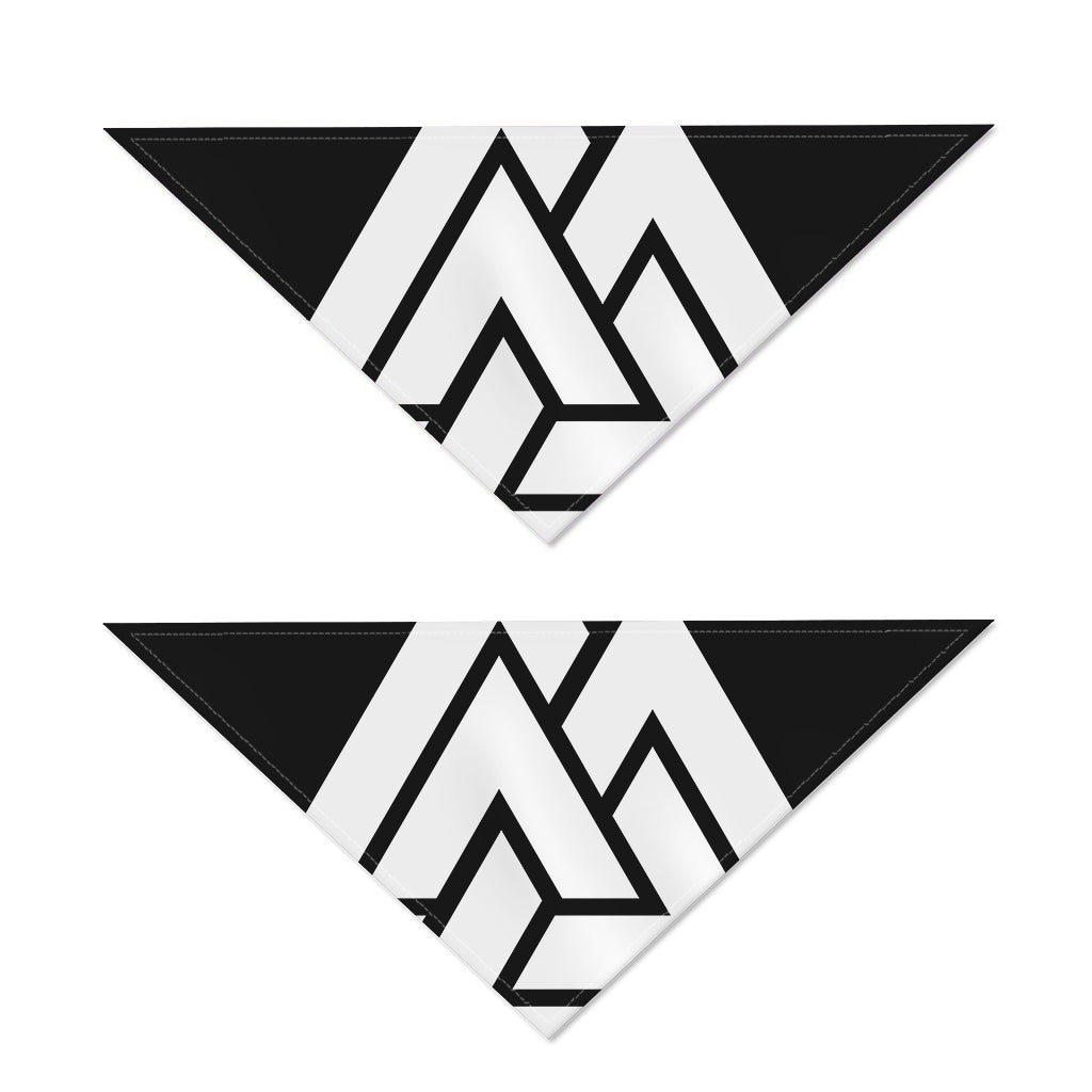 Viking Valknut Symbol Print Dog Bandana