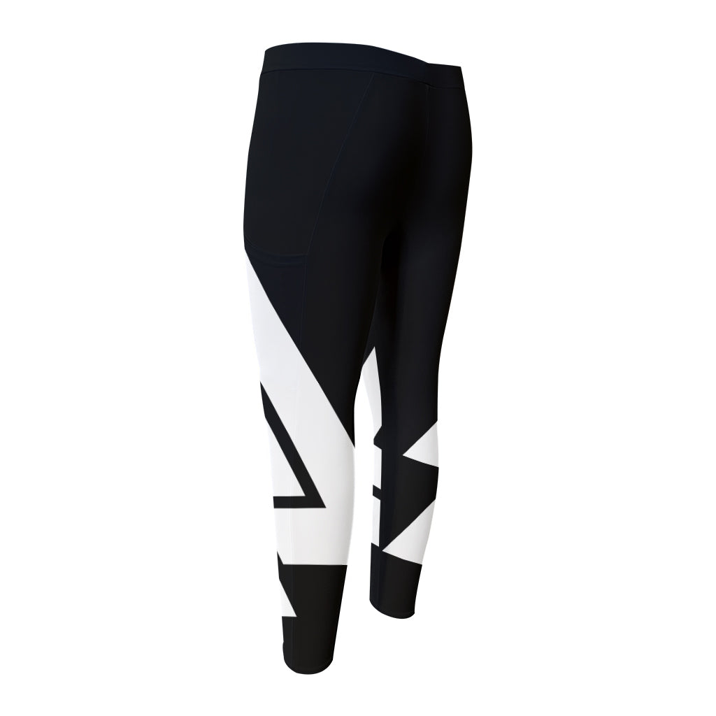 Viking Valknut Symbol Print Men's Compression Pants