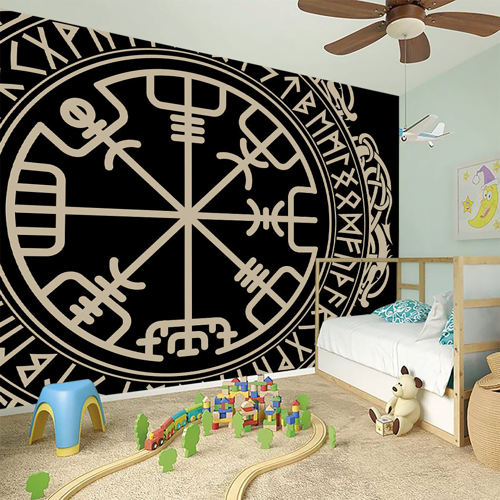 Viking Vegvisir Print Wall Sticker