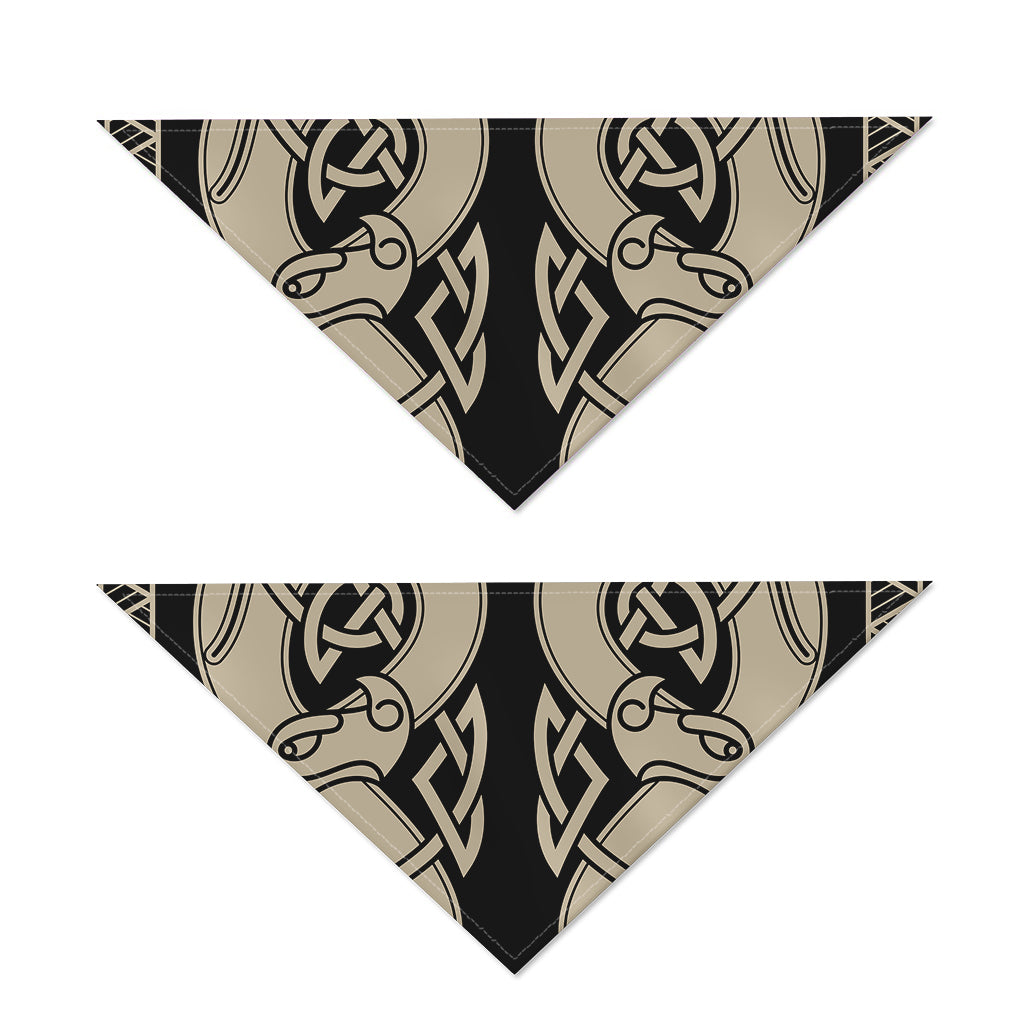 Viking Wolves Symbol Print Dog Bandana