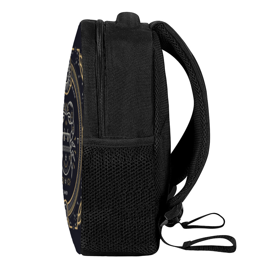 Vintage Cancer Zodiac Sign Print Casual Backpack