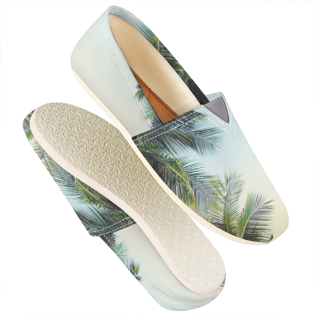 Vintage Coconut Tree Print Casual Shoes