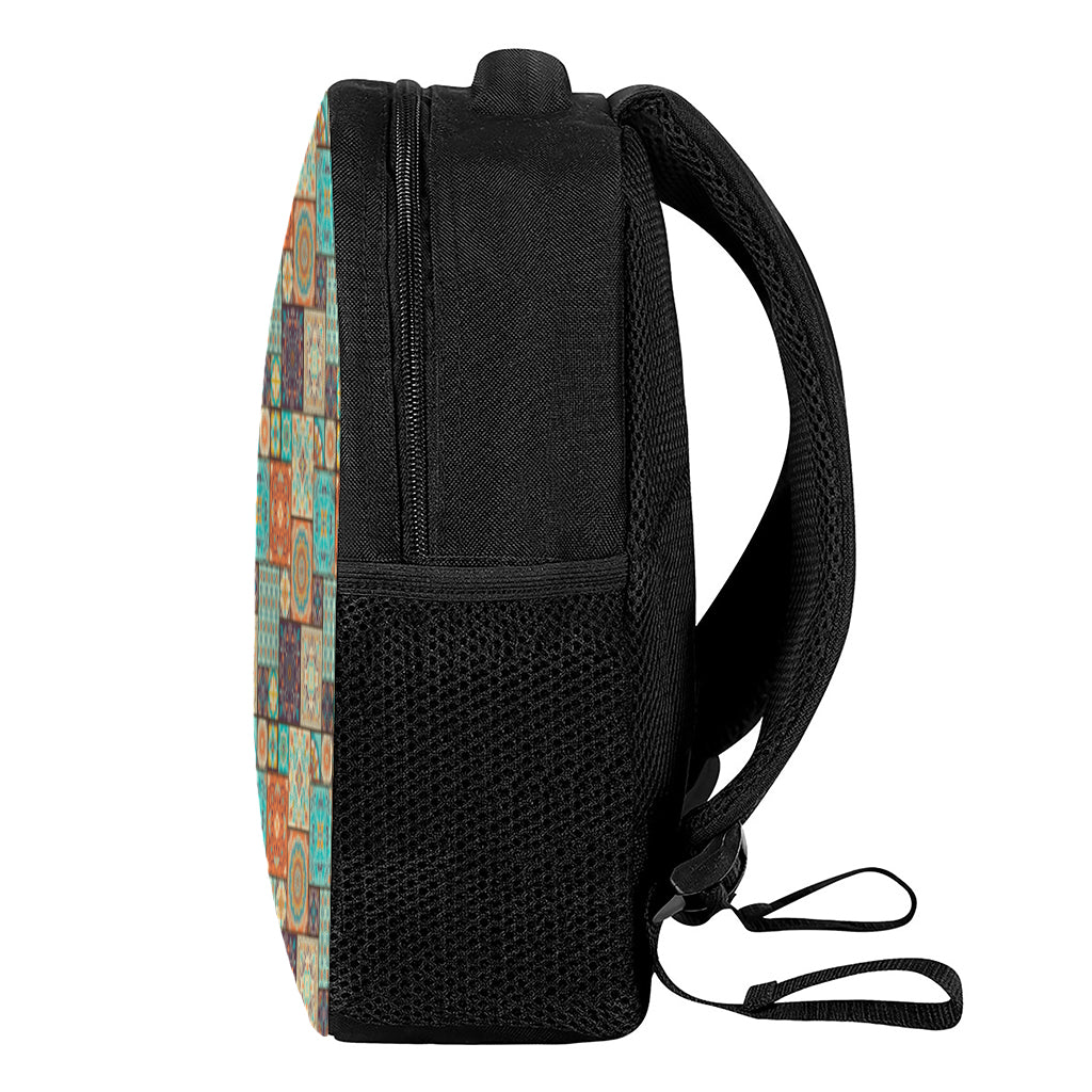 Vintage Floral Patchwork Pattern Print Casual Backpack