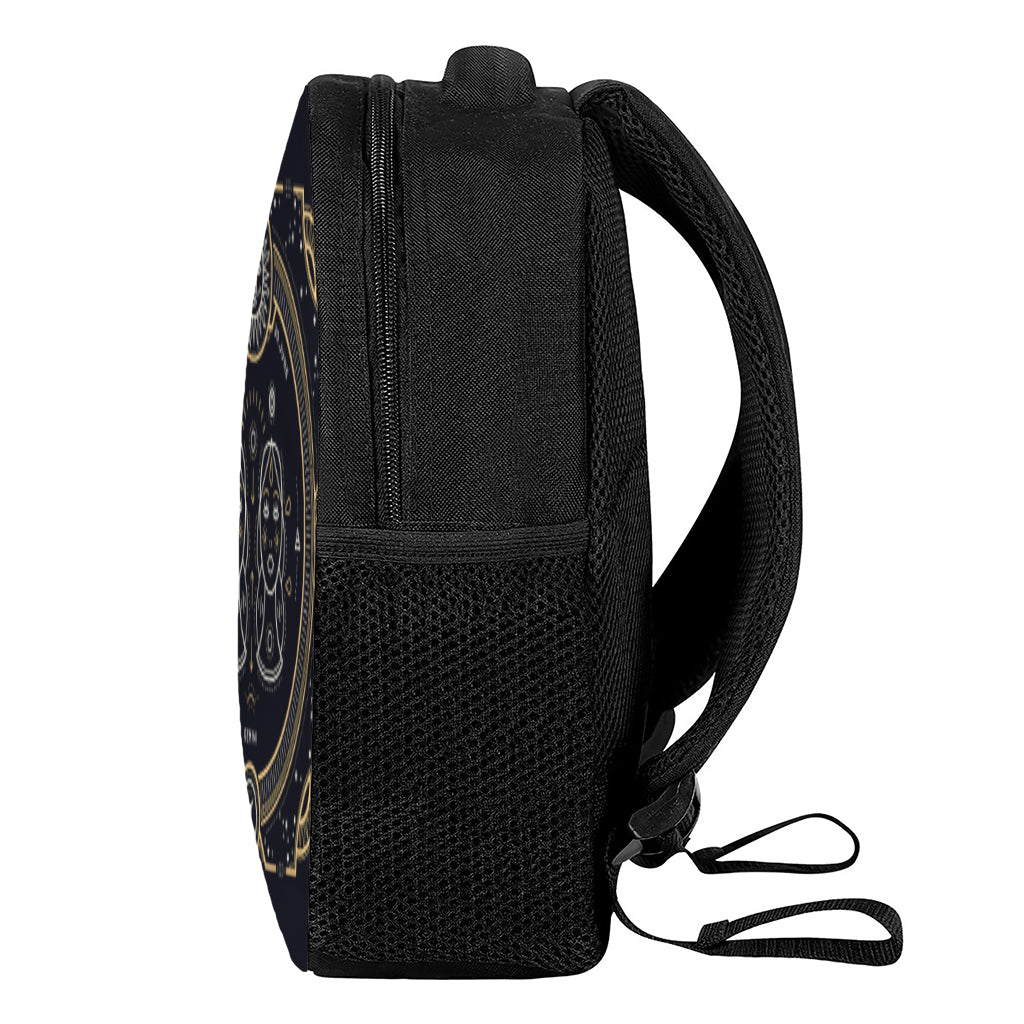 Vintage Gemini Zodiac Sign Print Casual Backpack