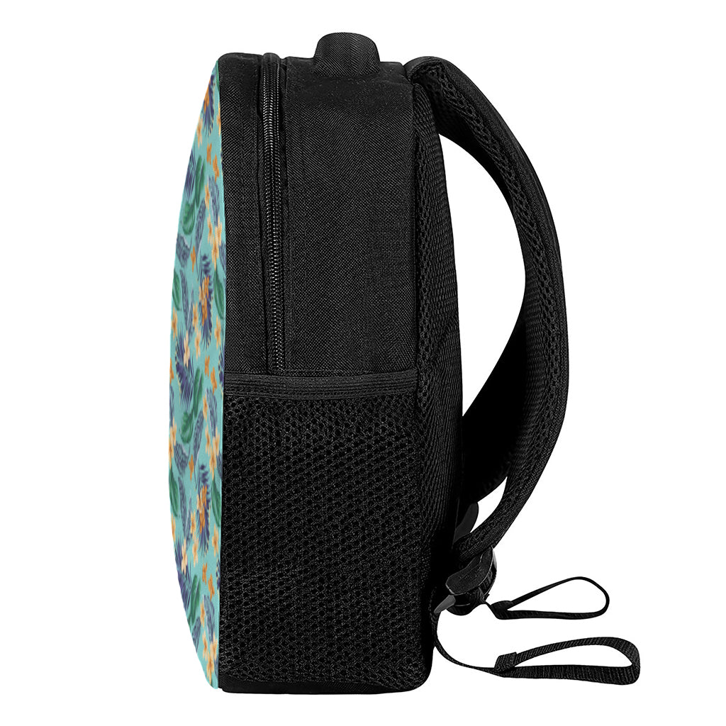 Vintage Hawaiian Aloha Pattern Print Casual Backpack