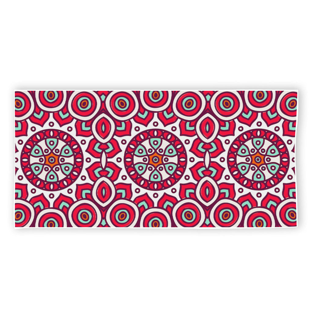 Vintage Indian Mandala Print Beach Towel
