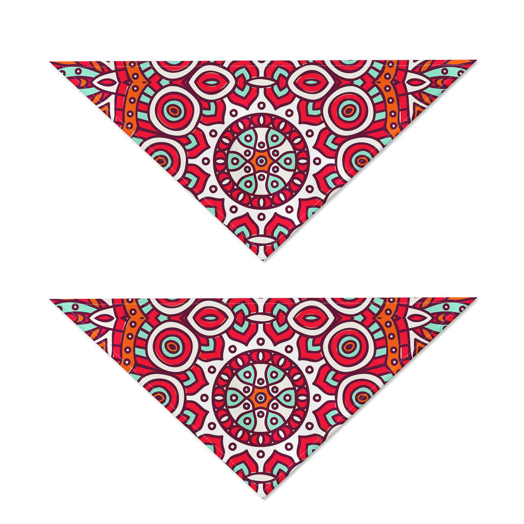 Vintage Indian Mandala Print Dog Bandana