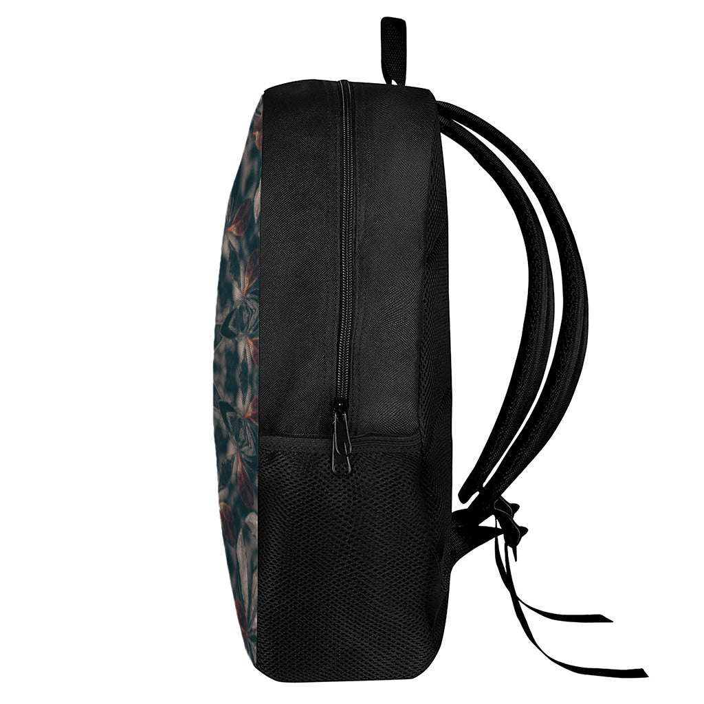 Vintage Kaleidoscope Print 17 Inch Backpack
