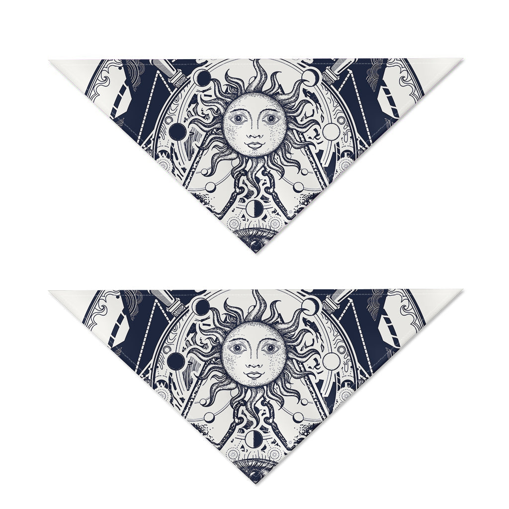 Vintage Masonic Freemasonry Print Dog Bandana