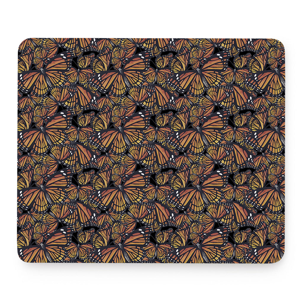 Vintage Monarch Butterfly Pattern Print Mouse Pad